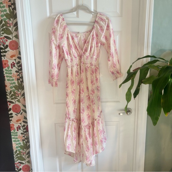 LOVESHACKFANCY Firefly floral cotton midi dress Size xs - Picture 7 of 11